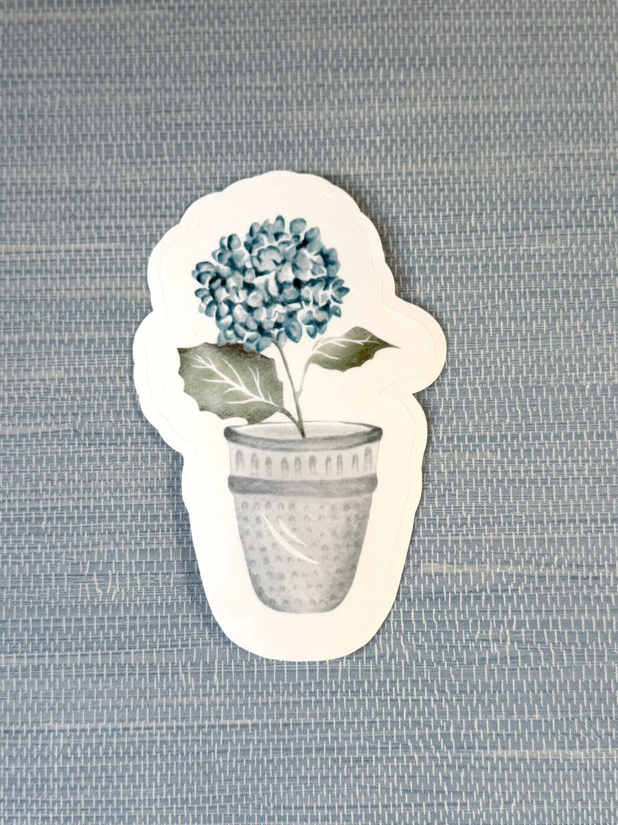 Hydrangea Thimble Sticker