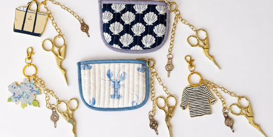 Needlepoint scissors, pouches and travel tools from The Stitch Ladi