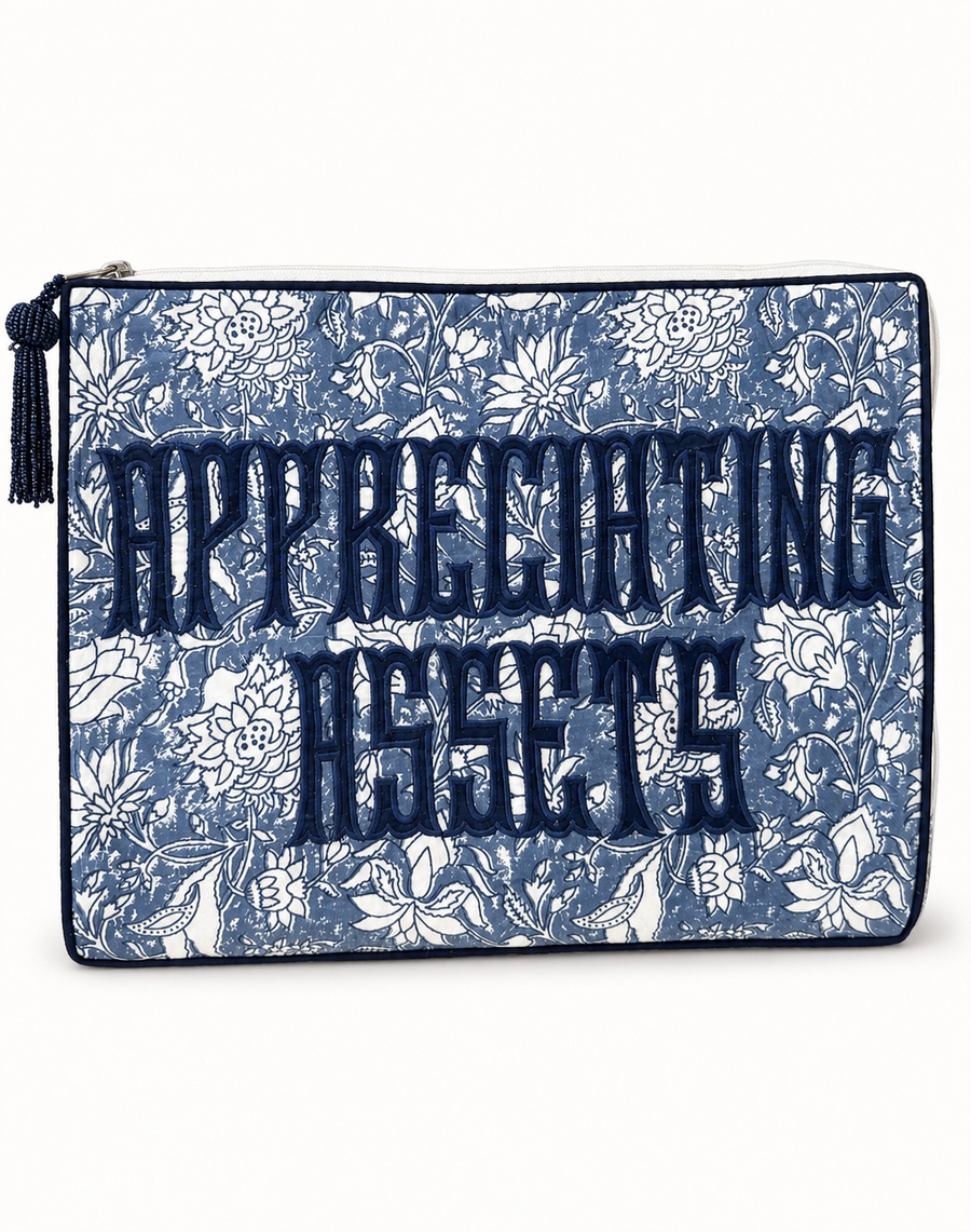 Appreciating Assets: Embroidered Project Bag