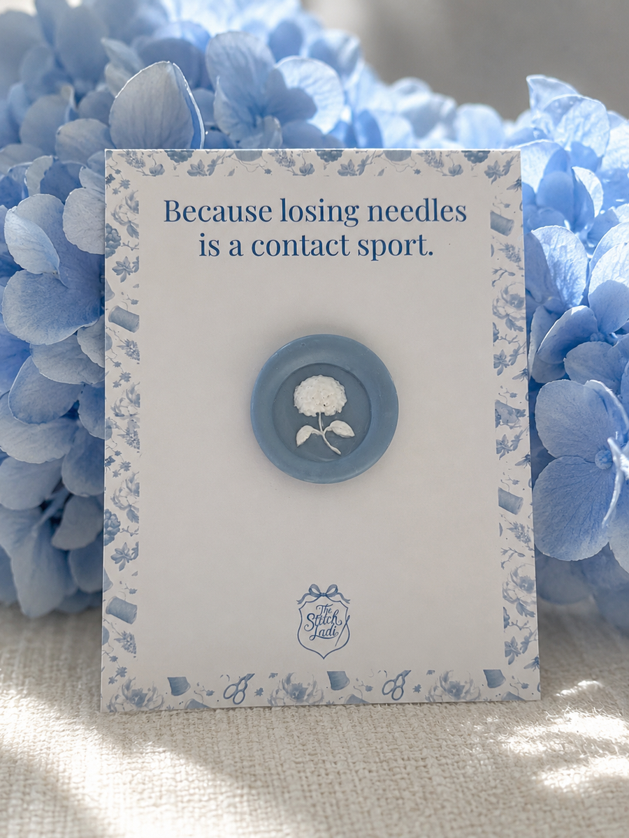 Hydrangea Wax Seal Needleminder