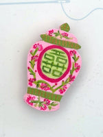 Pink Floral Double Happiness Needleminder