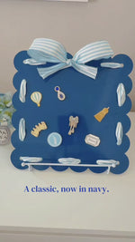 Navy Blue Scalloped Needleminder Board