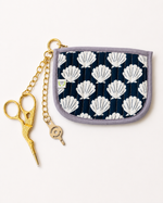 Shells Needlepoint Scissors Pouch Set